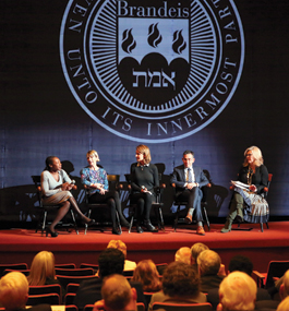 TEAMWORK: The panel discussion at the OPRC launch event.