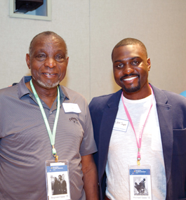 Reggie Sapp '73, MA'05, and Mike Sapp '13