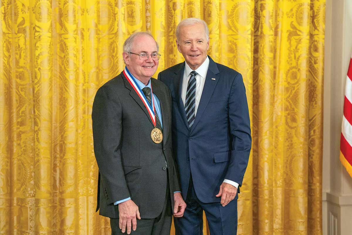 Greg Petsko and President Joe Biden