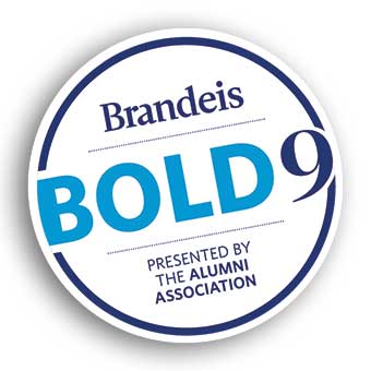 Logo: Brandeis BOLD9 Presented by the Alumni Association