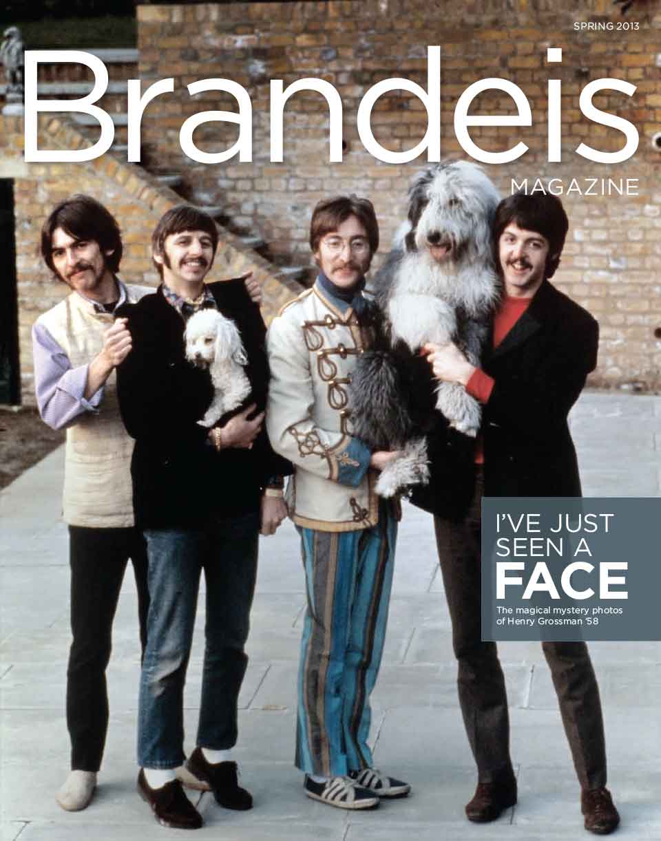Spring 2013 Brandeis Magazine cover