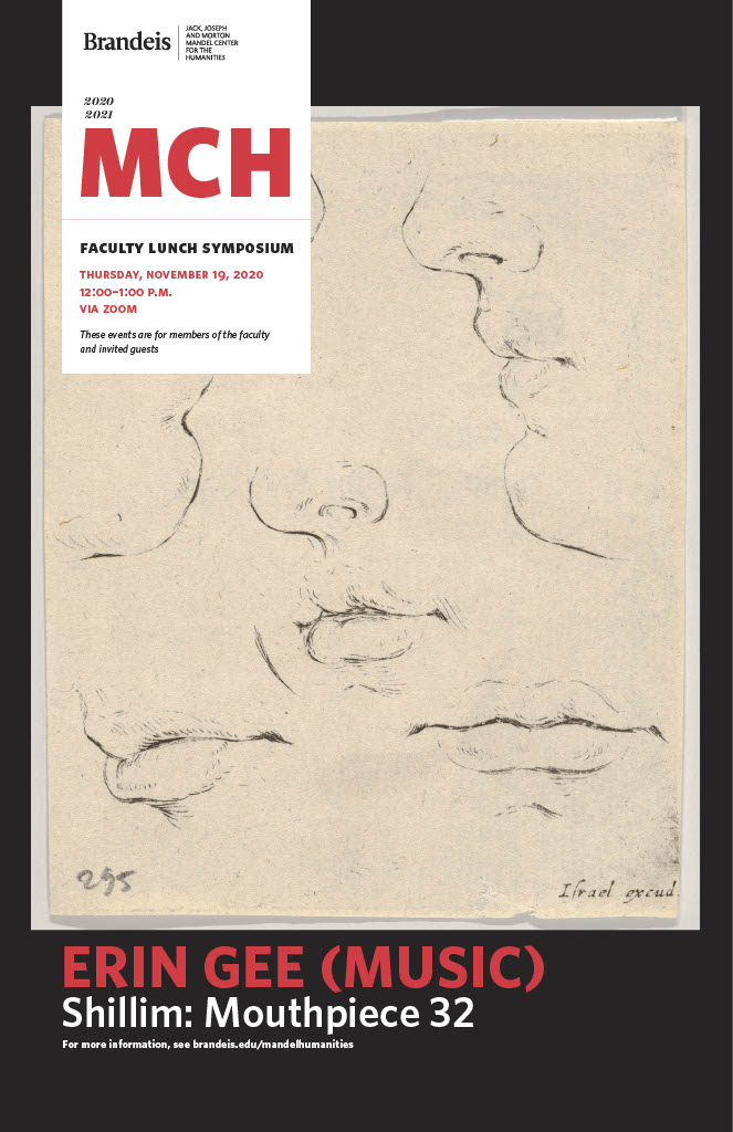 poster featuring sketch of mouths