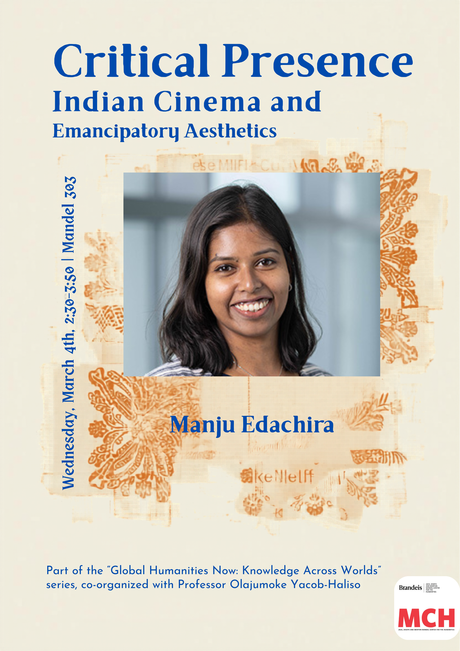 Photo of Dr. Manju Edachira with 