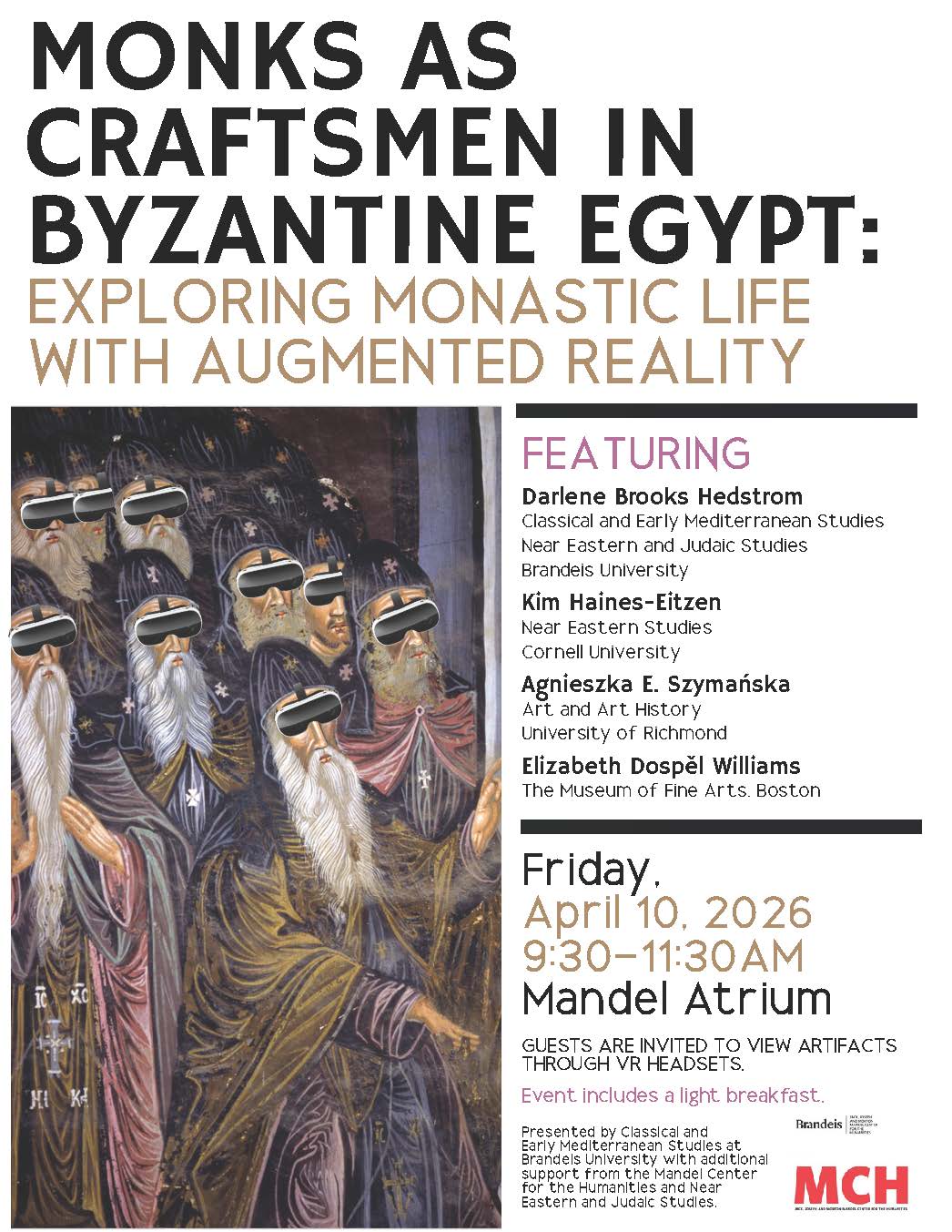 A photo of Byzantine Egyptian monks wearing sunglasses