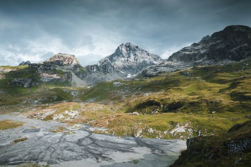  Mountain path in nature