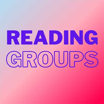 An image that says "Reading Groups"