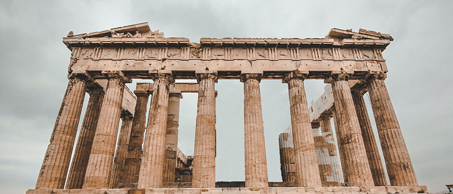 The Acropolis in Athens, Greece