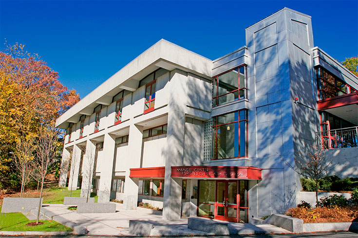 Mandel Center for Studies in Jewish Education entrance to the Abraham Shapiro Academic Complex