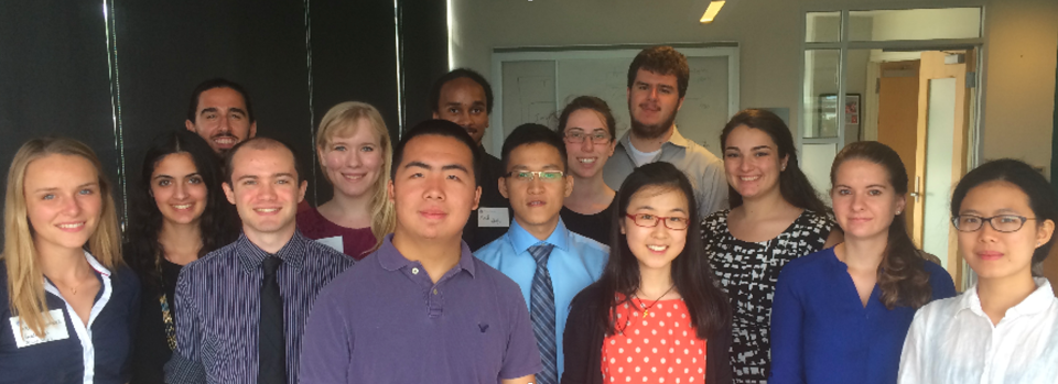 Group of undergrad research students for the year 2015
