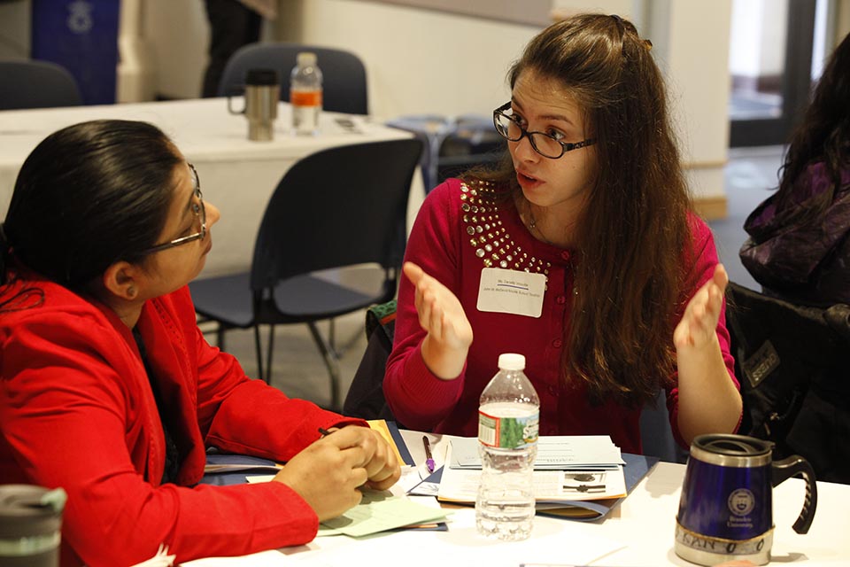 Workshop for high school science teachers.