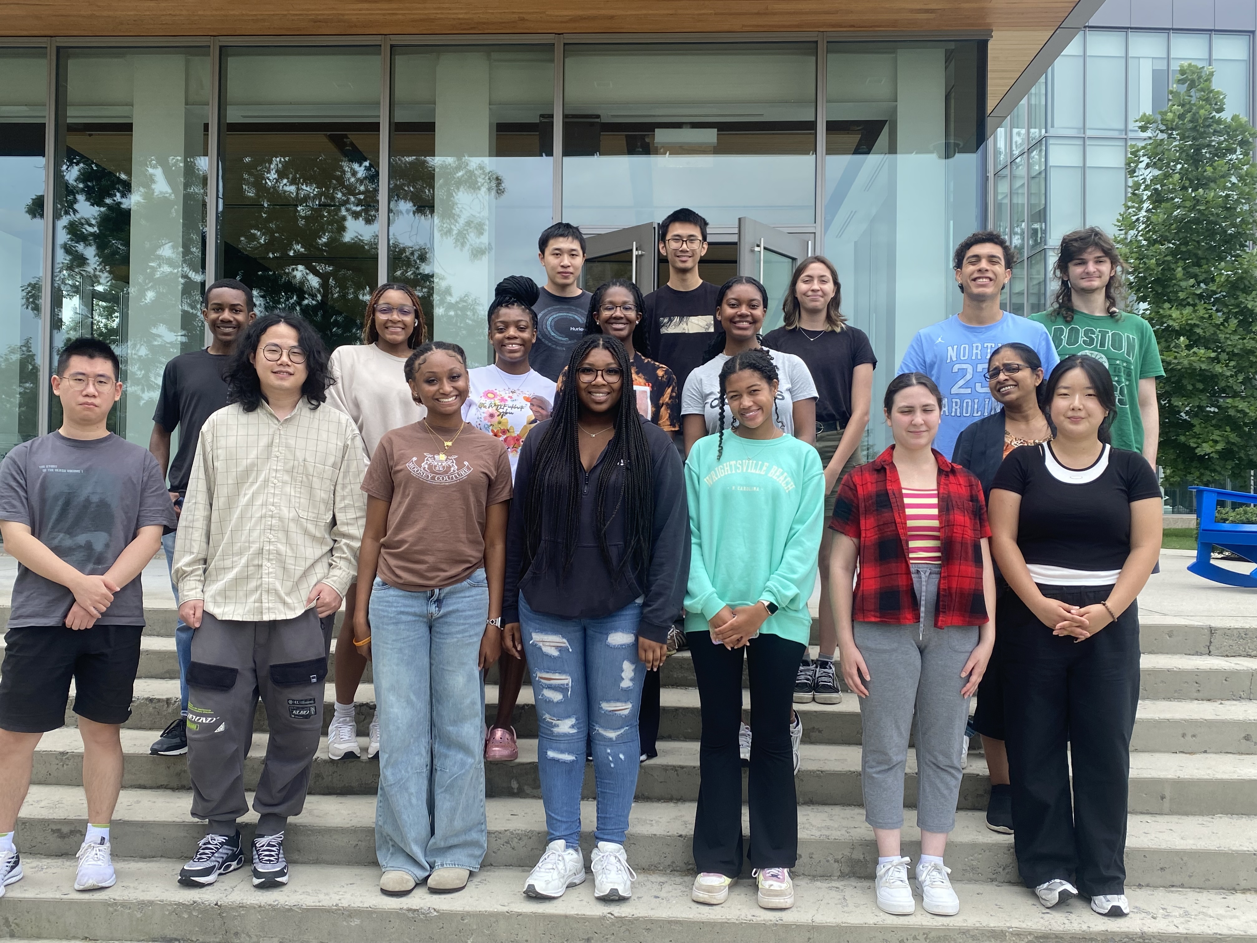 Group of undergrad research students for the year 2025