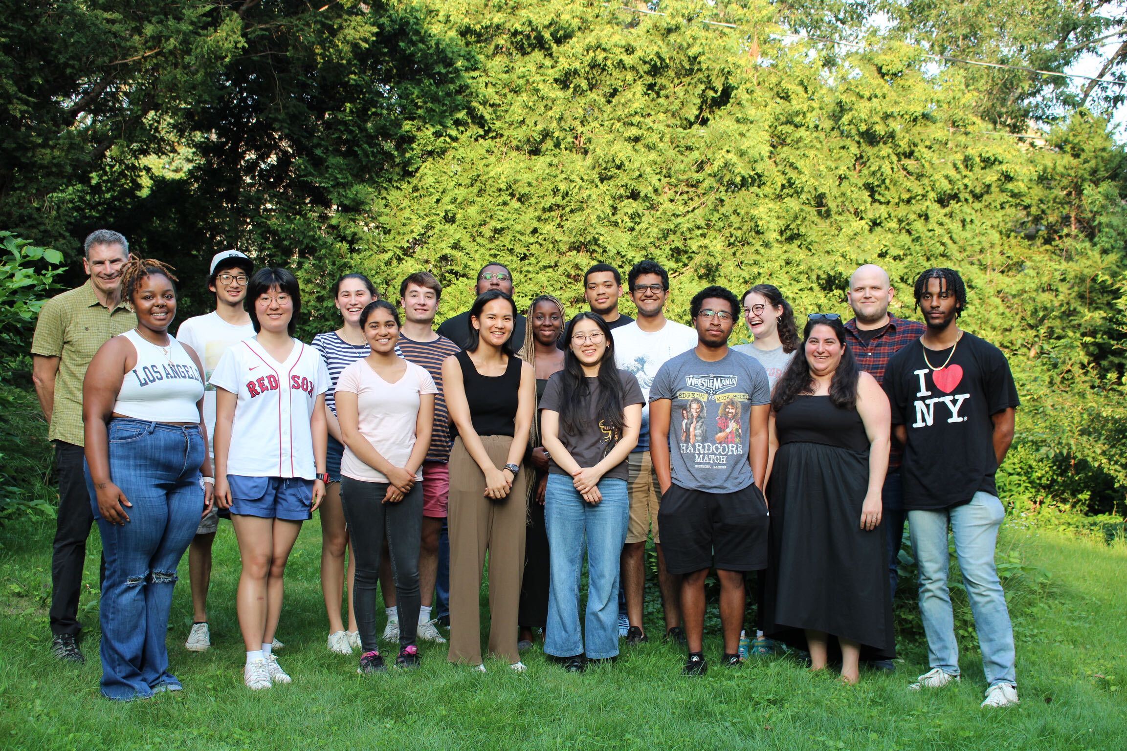 Group of undergrad research students for the year 2025
