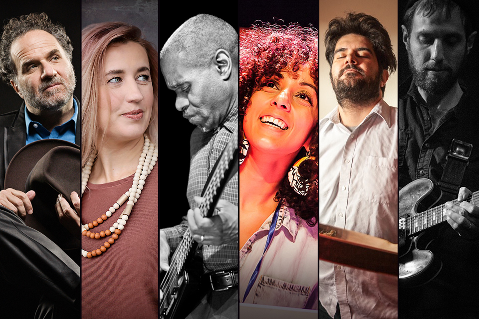 The artists of the Mazel Tov Cocktail Party