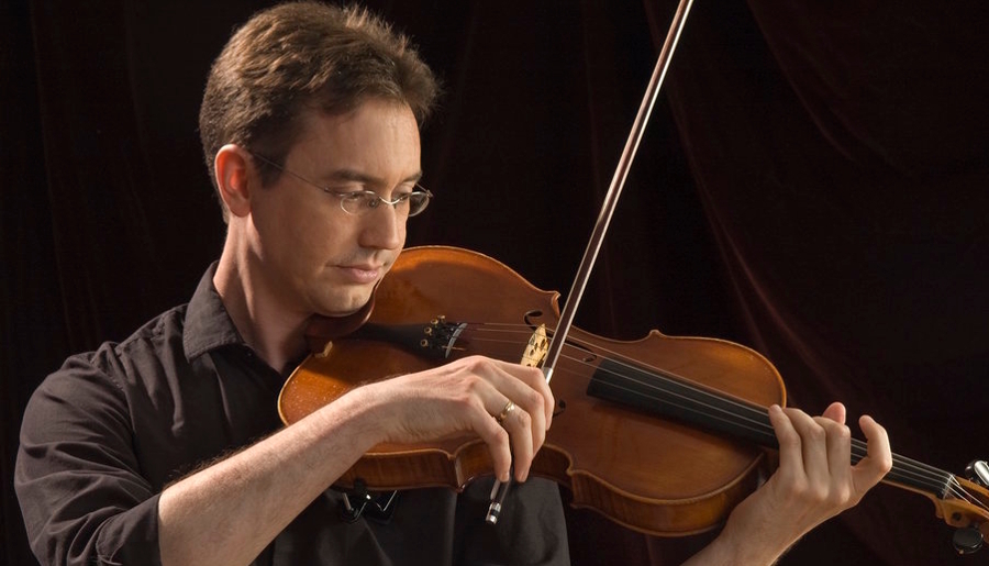 Mark Berger plays the viola
