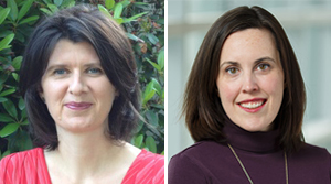 Portraits of Karen Desmond and Emily Frey