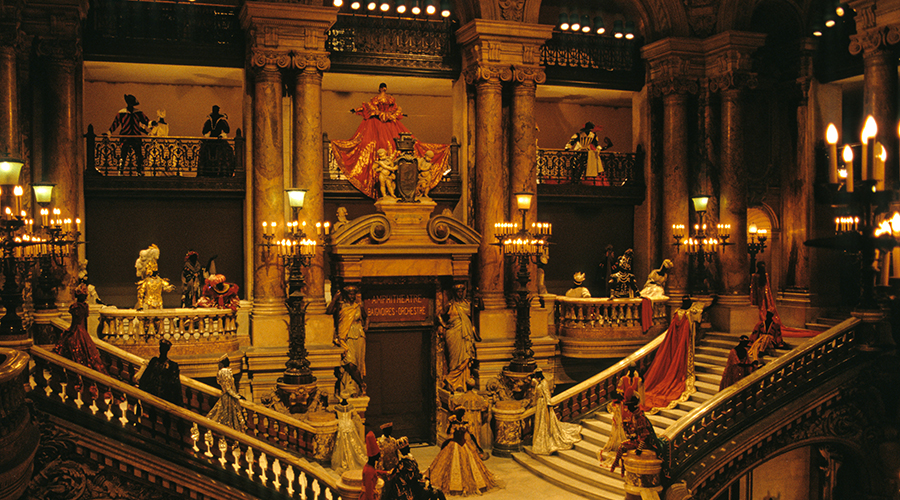 A lavish scene from an opera