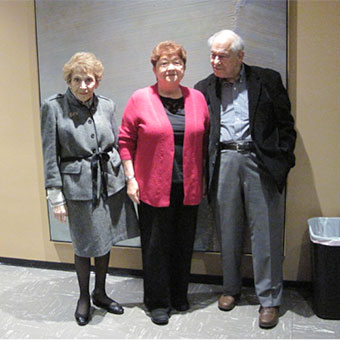 Nancy Golden, Diane and Paul Goldstein