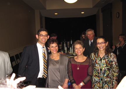 Nick Brown and Fine sisters Emily, Claudia, and Joanna