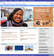 Brandeis homepage