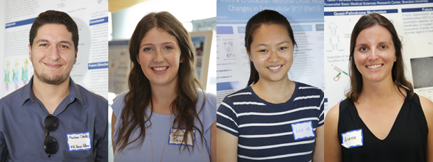 Students Abraham Cheloff, Jacqueline Jordan, Lily He and Ariana Traub