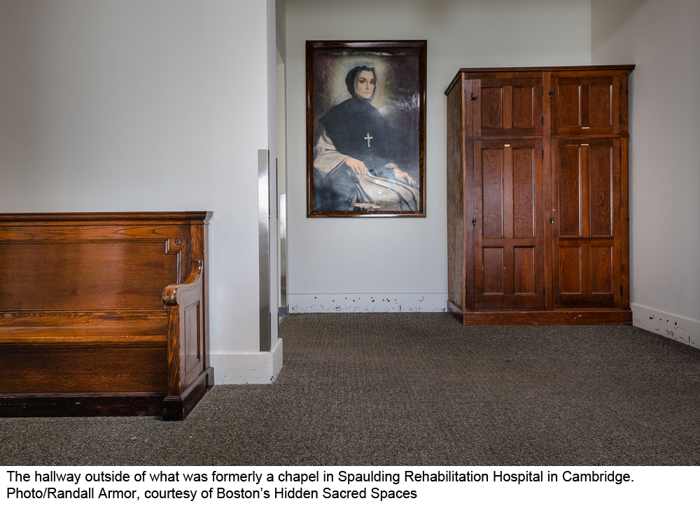 Hallway at Spaulding Hospital in Cambridge