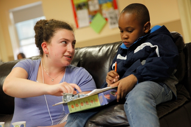 Waltham Group tutoring session at Prospect Hill