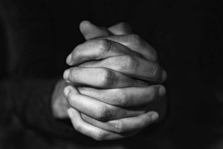 Hands in prayer