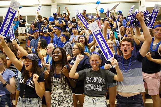 The Class of 2020 at a rally