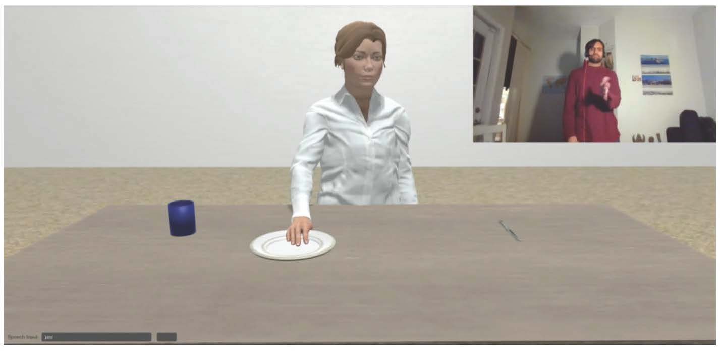 Screenshot of AI 3D rendering