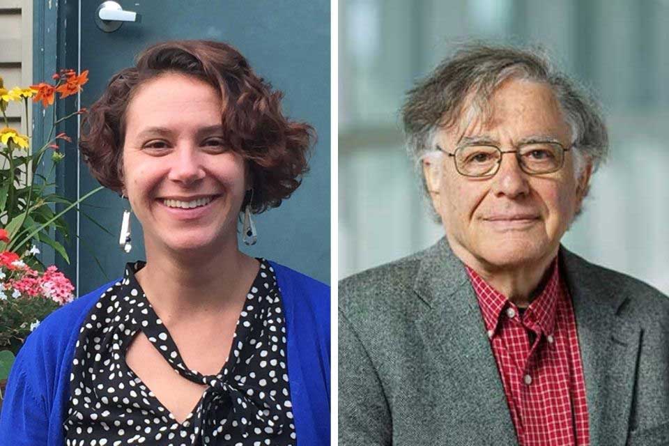 Professor Lawrence Wangh and Bonnie Ronish ’09