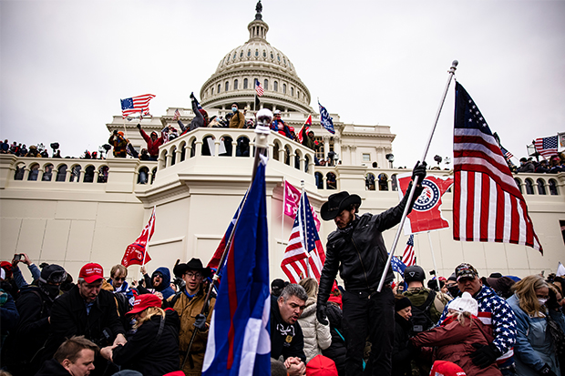 protesters at the Capitol