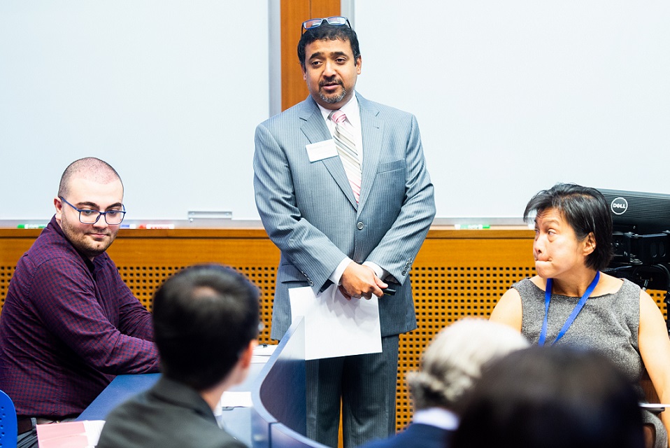 MassFintech presentation at the Brandeis International Business School led by professor Debarshi Nandy