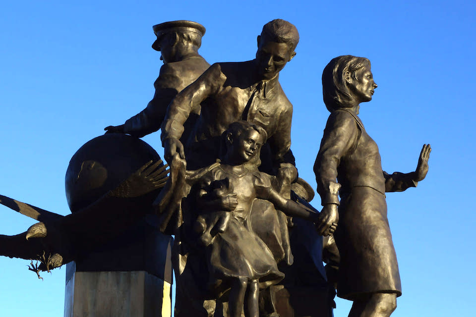 The 9/11 memorial in Grapevine, Tx