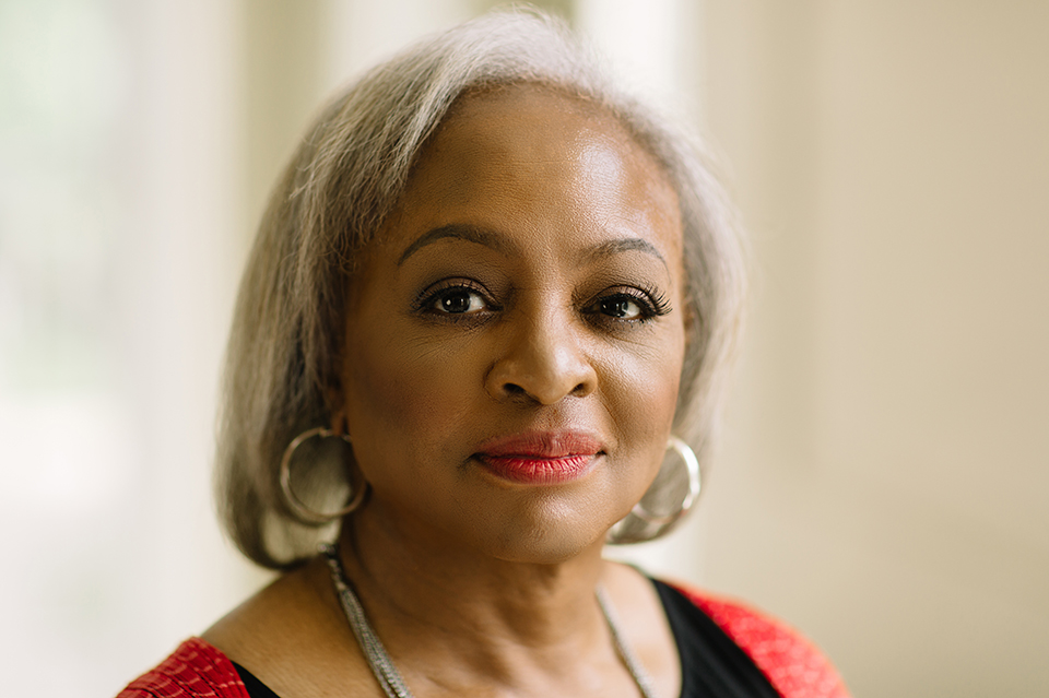 Close-up portrait of Carol Anderson