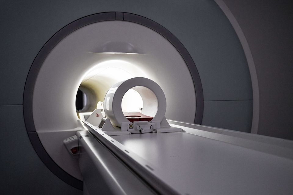 a magnetic resonance imaging (MRI) machine