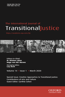 The International Journal of Transitional Justice cover