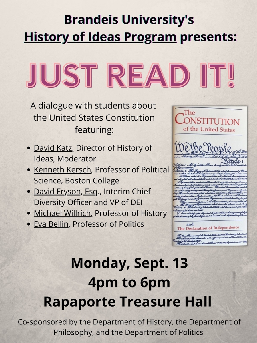 Event Poster for Just Read It! September 13, 2021 4pm to 6pm