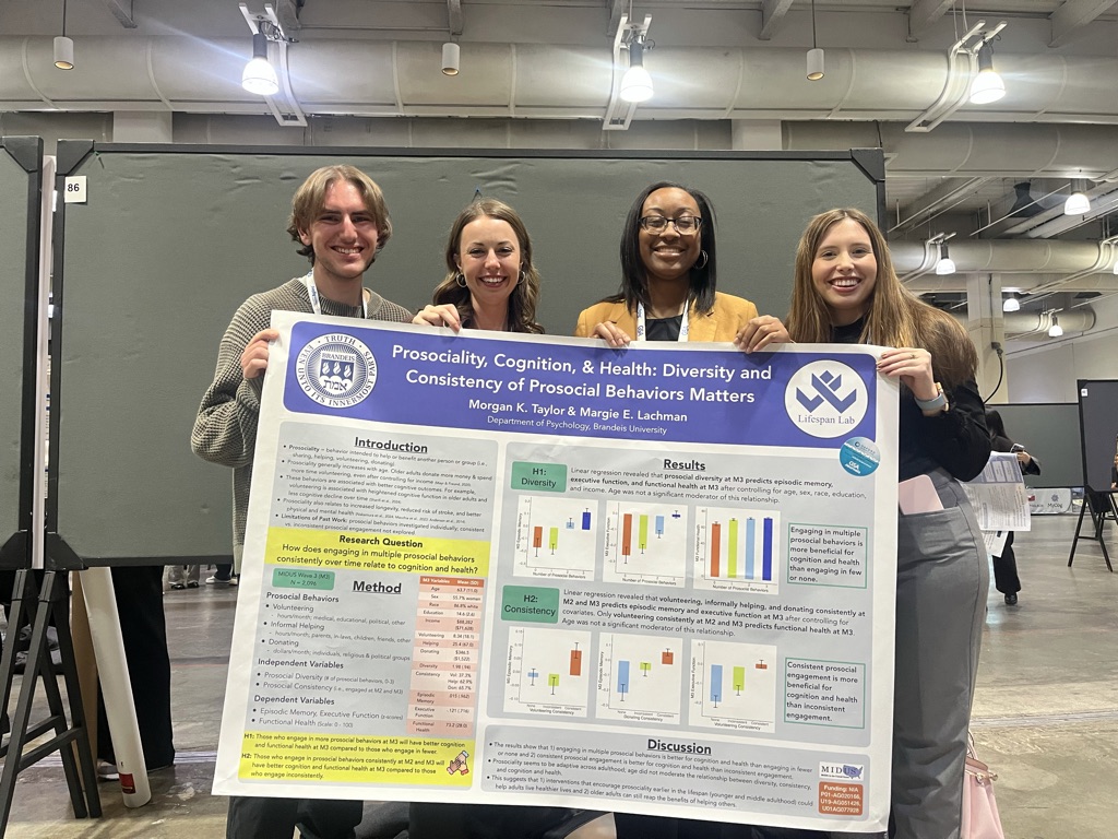 Morgan and Lab Members at GSA