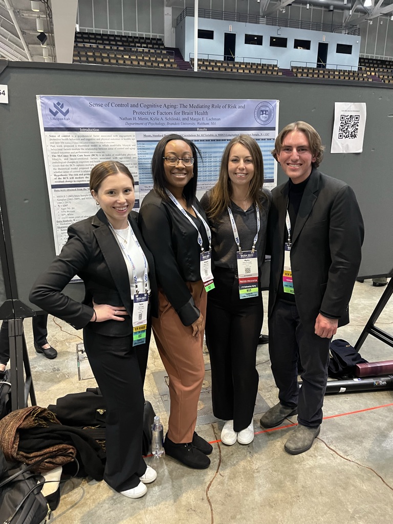 Nathan and Lab Members at SGA