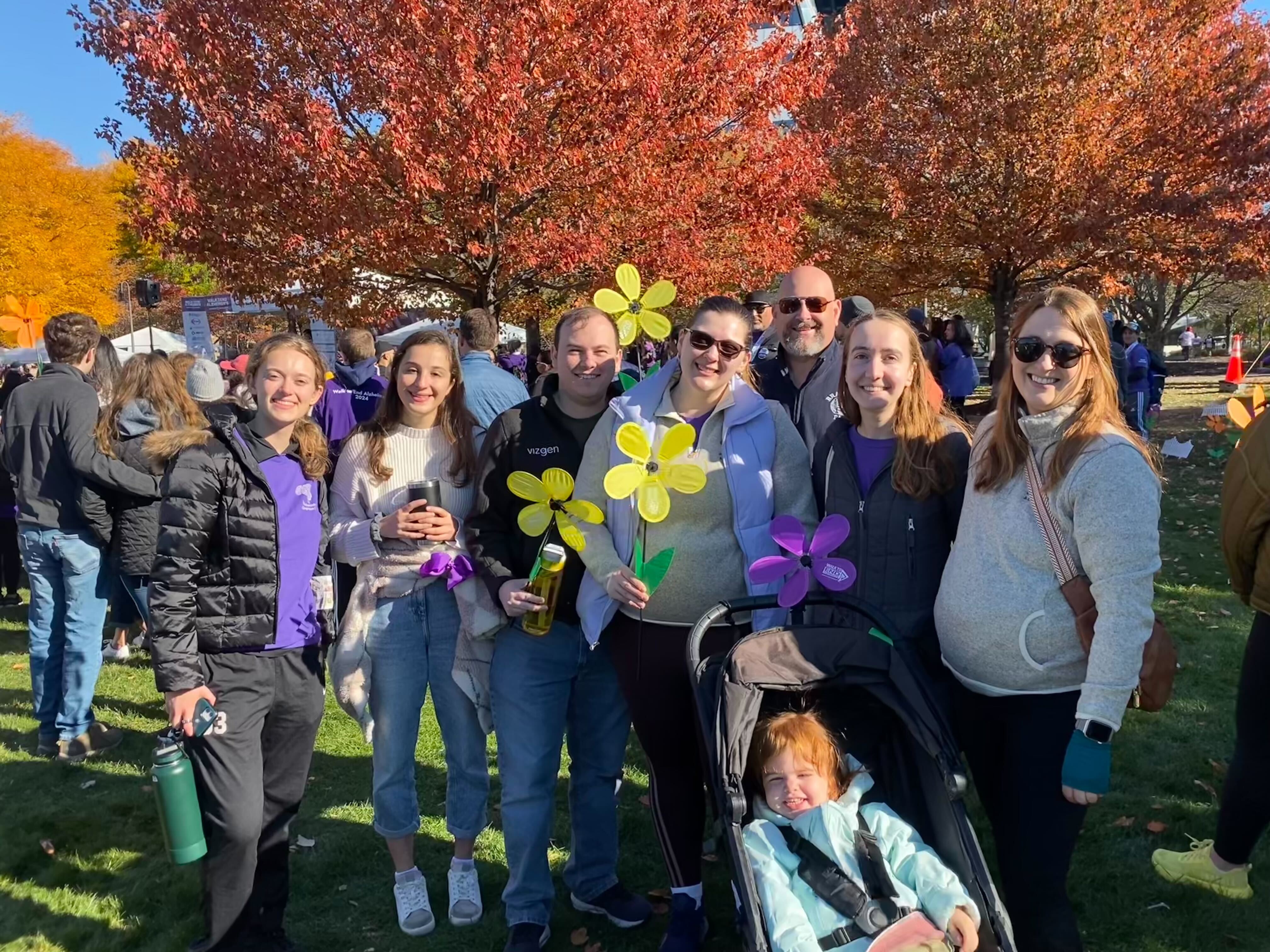 Neurochemistry and Cognition lab members at the 2024 walk to end alzheimer's