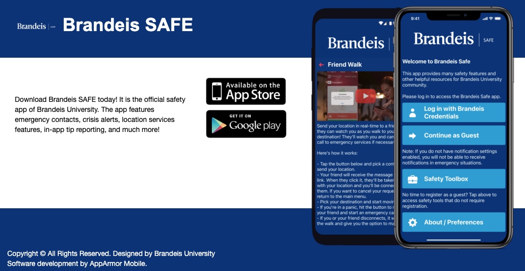 screen shot of the application on a phone