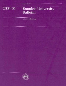 2004-2005 Bulletin Cover
