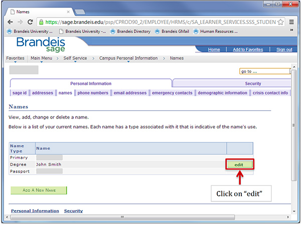 Screenshot highlighting the "Edit" button.