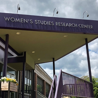 Women's Study Research Center awning