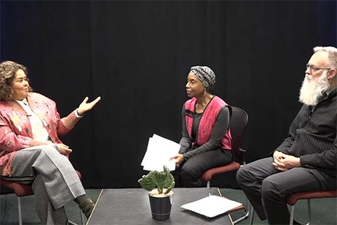 Anna Deavere Smith, Germaine Ingram and Tom King