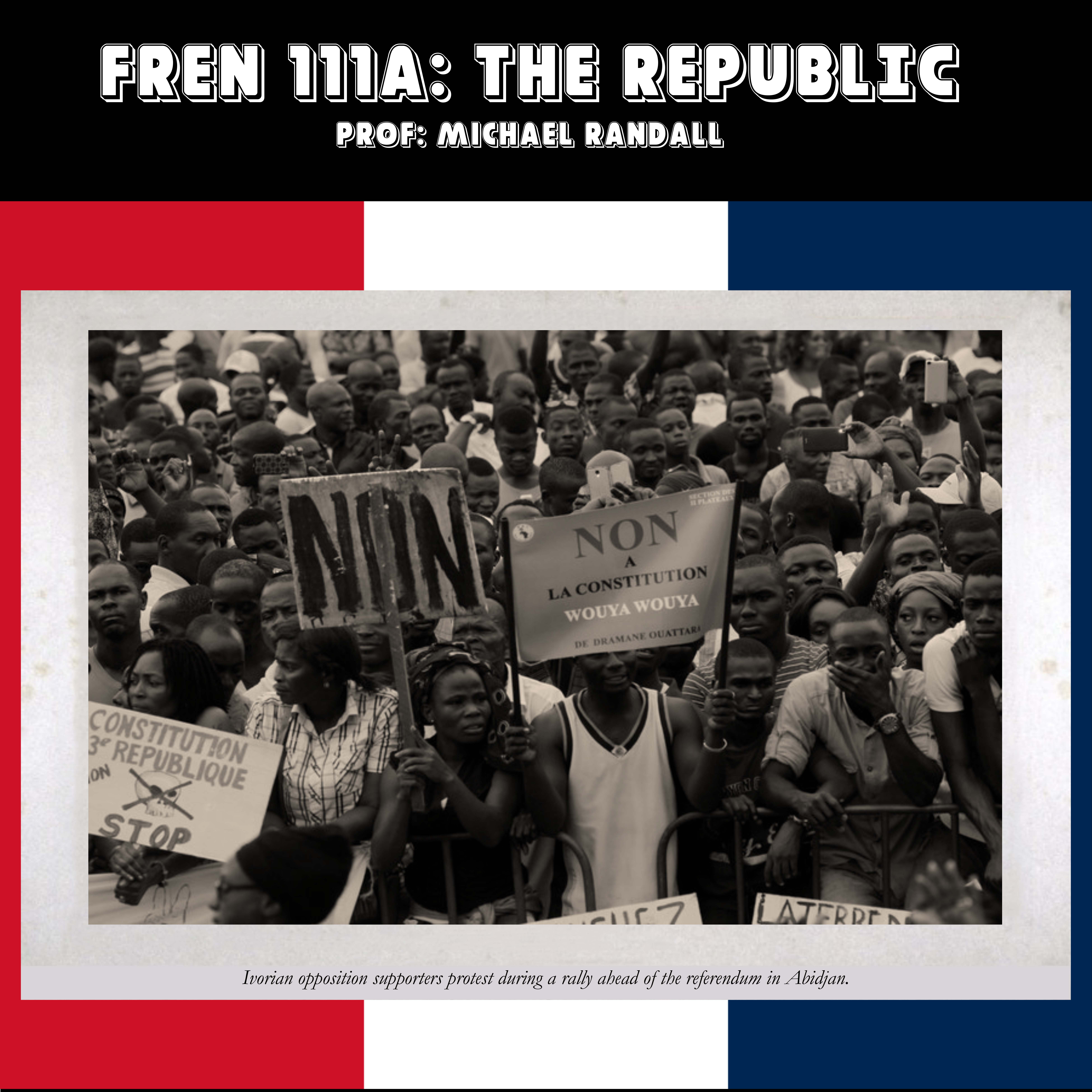 poster for FREN 111