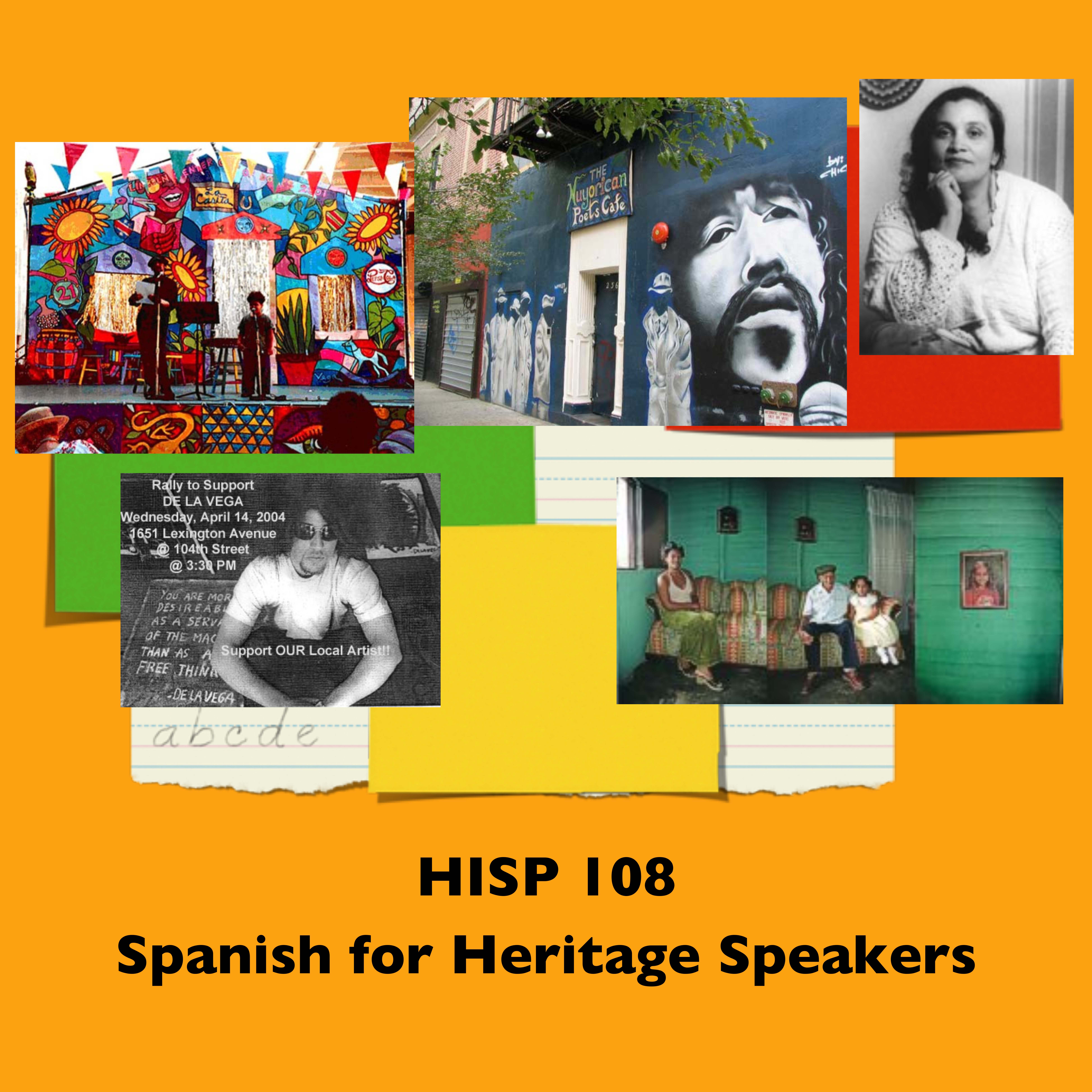 poster for HISP 108