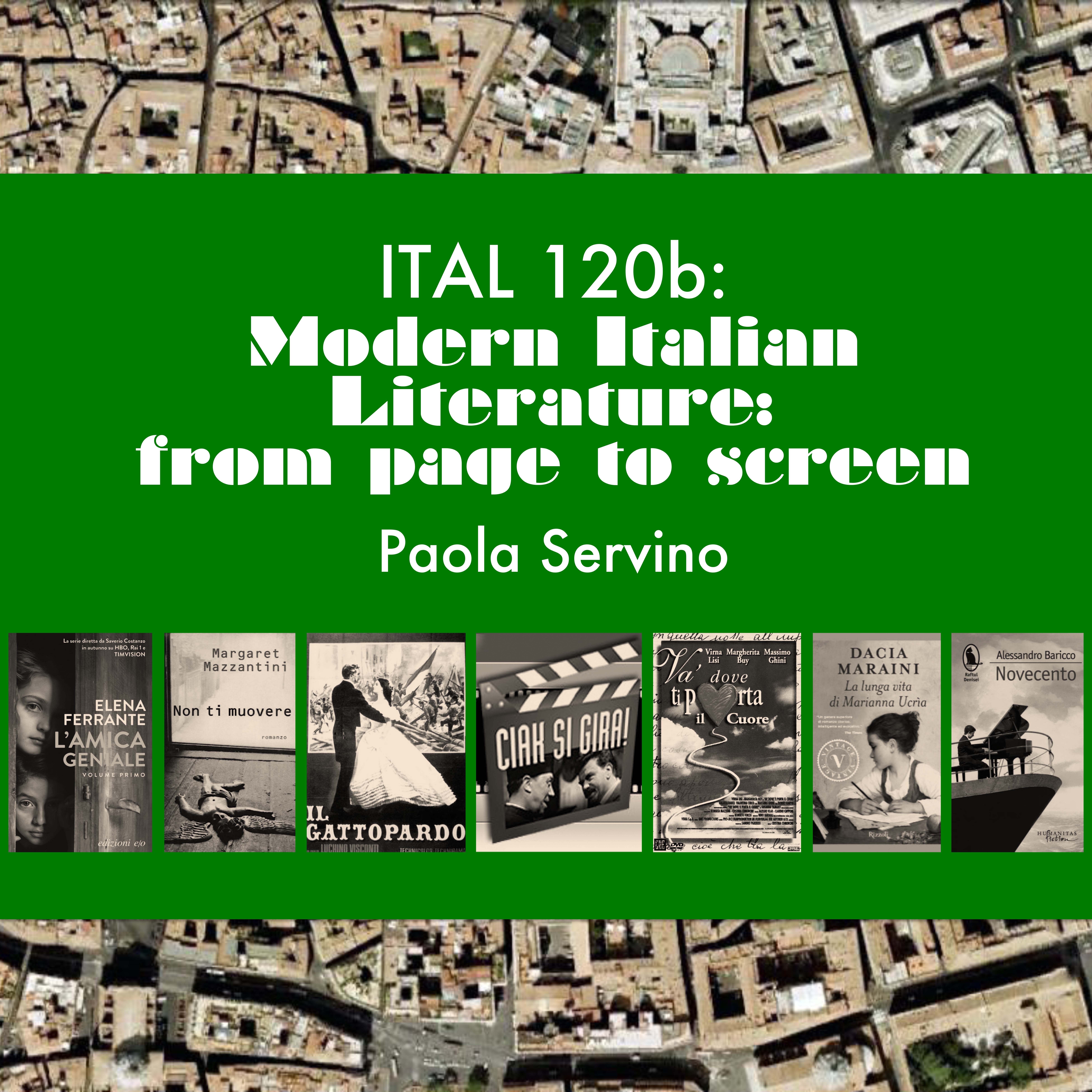 poster for ITAL 120