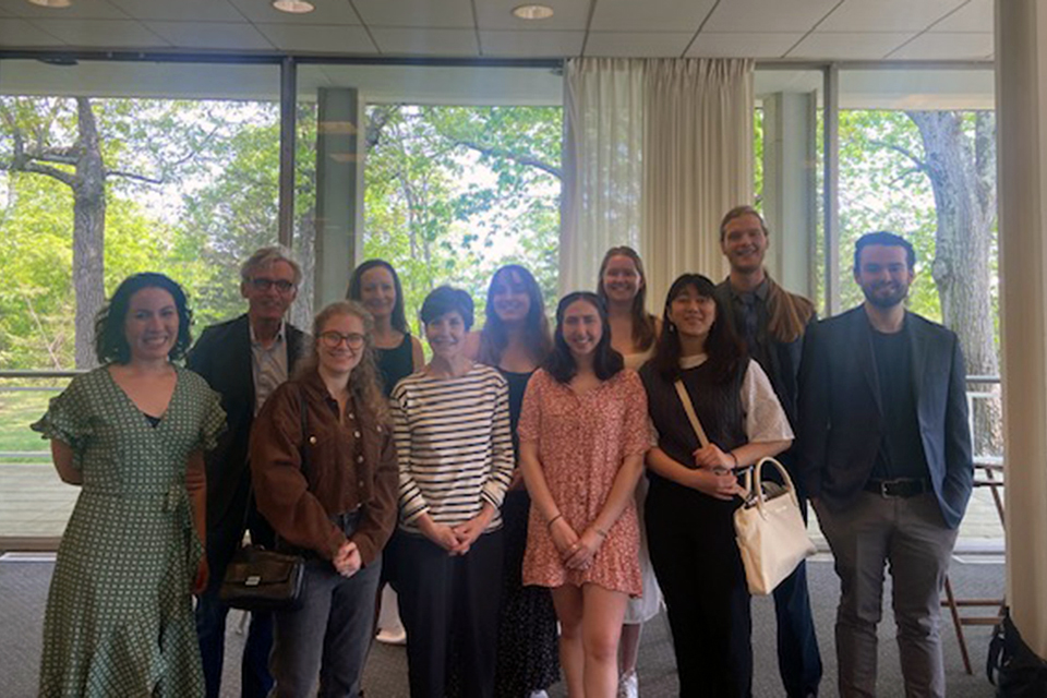 photo of Sophia Niehaus, Michael Randall, Ayşe Erbaş, Catherine Theobald, Hollie Harder, Claire Rousell, Maytal Bach, Annabel Wheeler, Megan Liao, Ian Irvine, and Jonathan Kelly