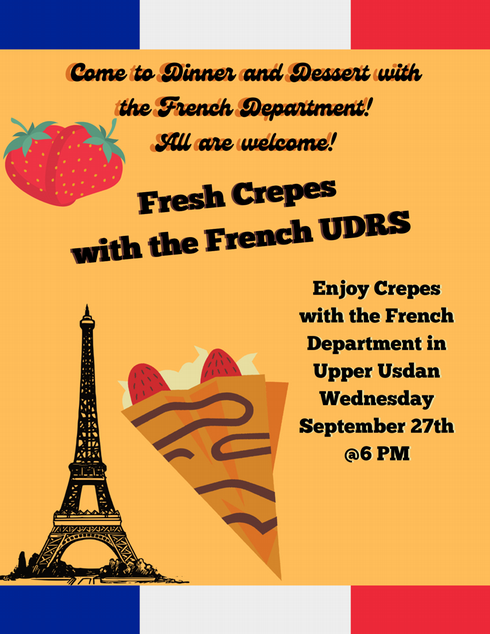 poster for crepe night. Text is the same as on web page.